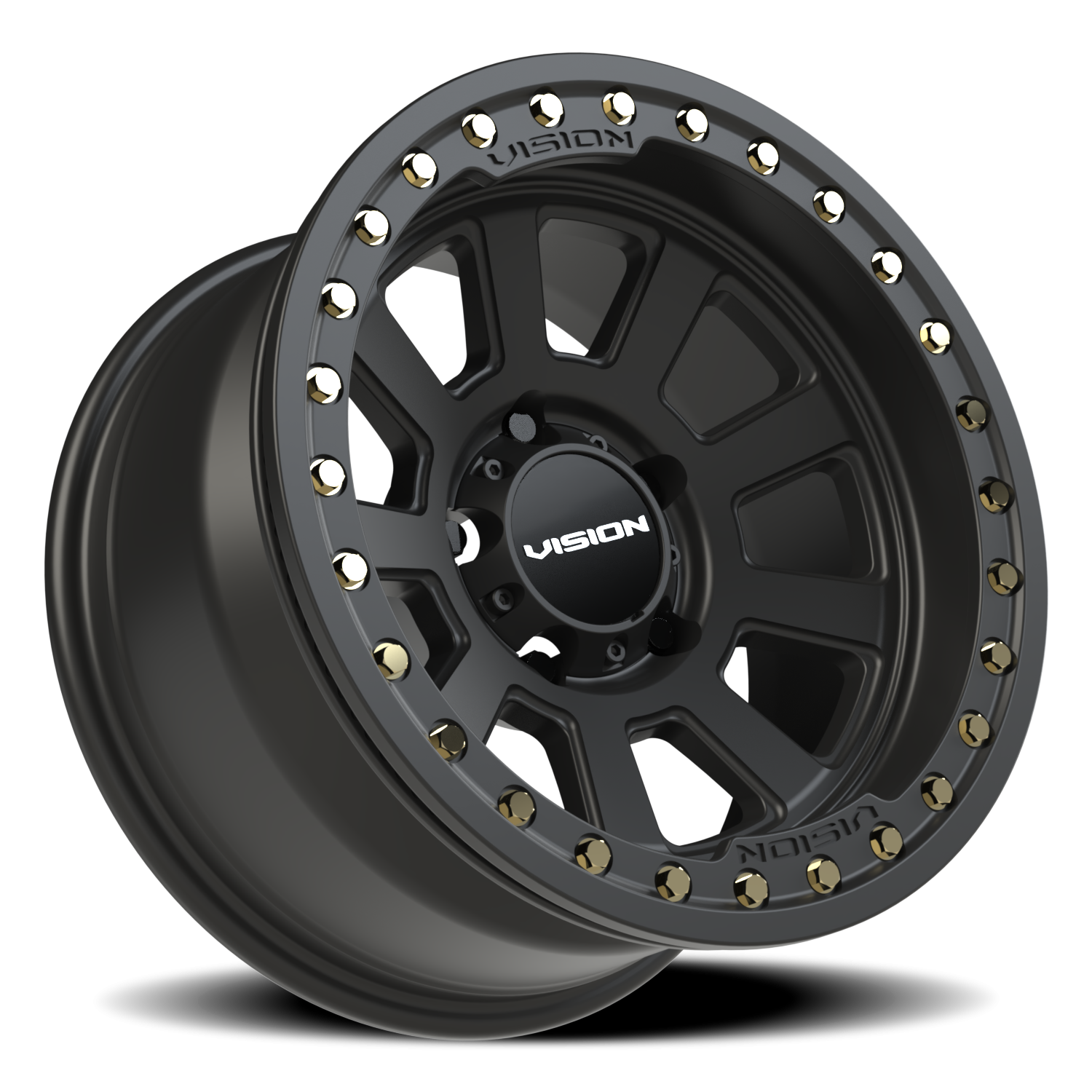 Vision Ojos 17X9 Satin Black Wheel