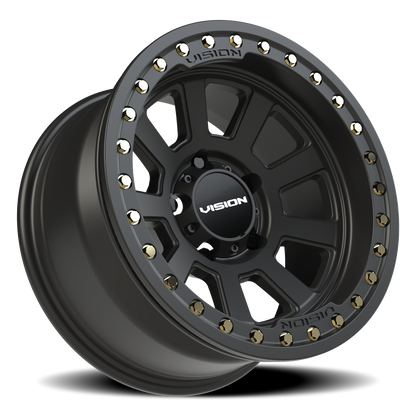 Vision Ojos 17X9 Satin Black Wheel
