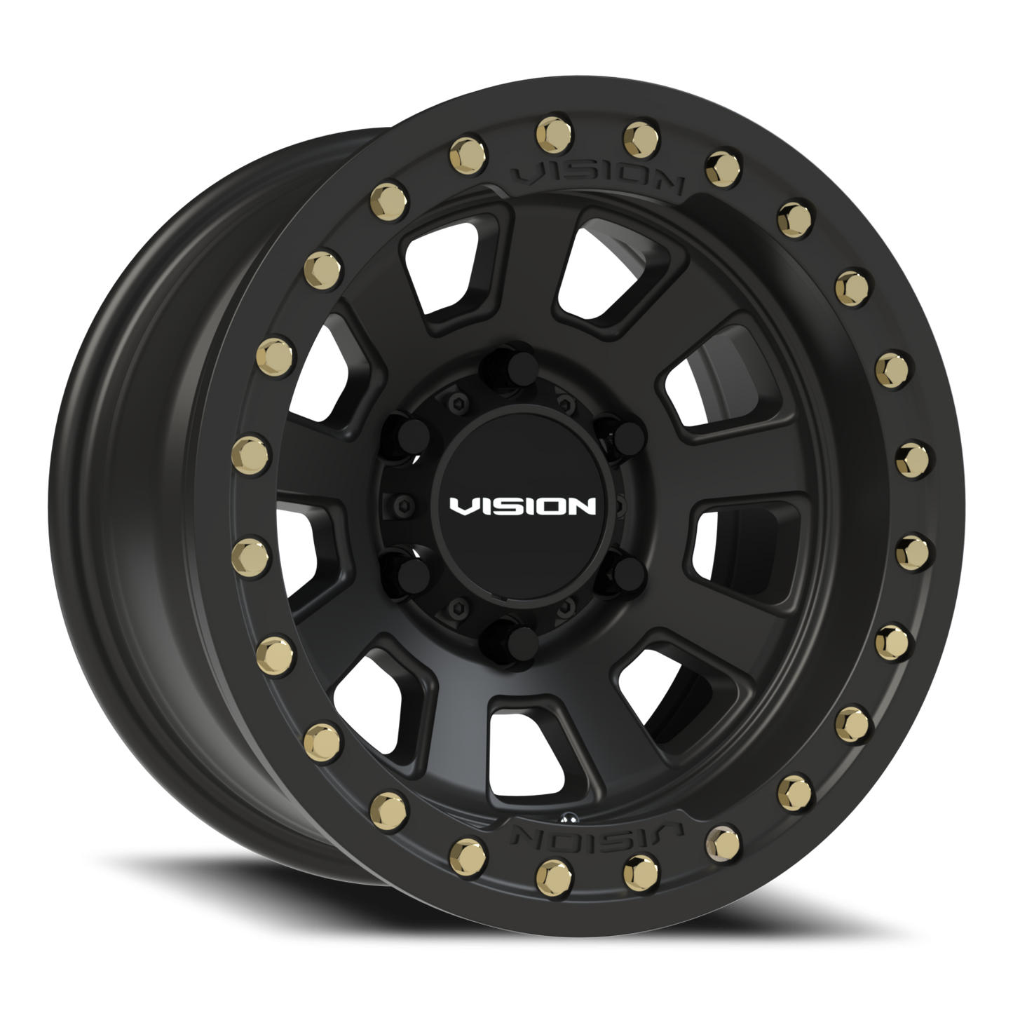 Vision Ojos 15X8 Satin Black Wheel
