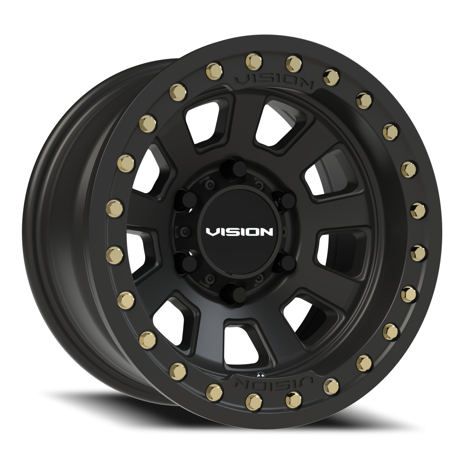 Vision Ojos 15X8 Satin Black Wheel