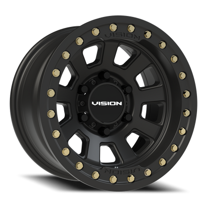 Vision Ojos 15X8 Satin Black Wheel
