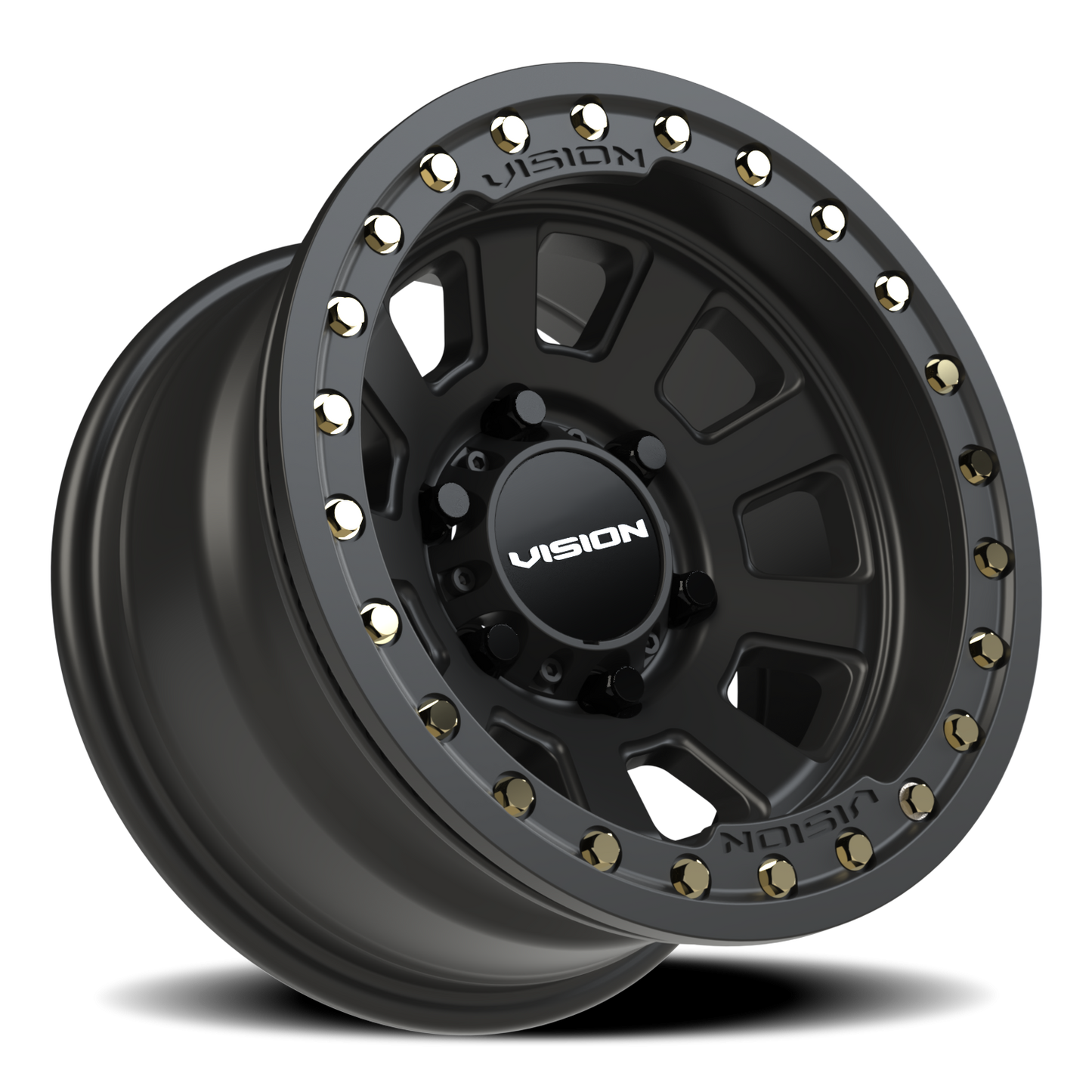 Vision Ojos 15X8 Satin Black Wheel