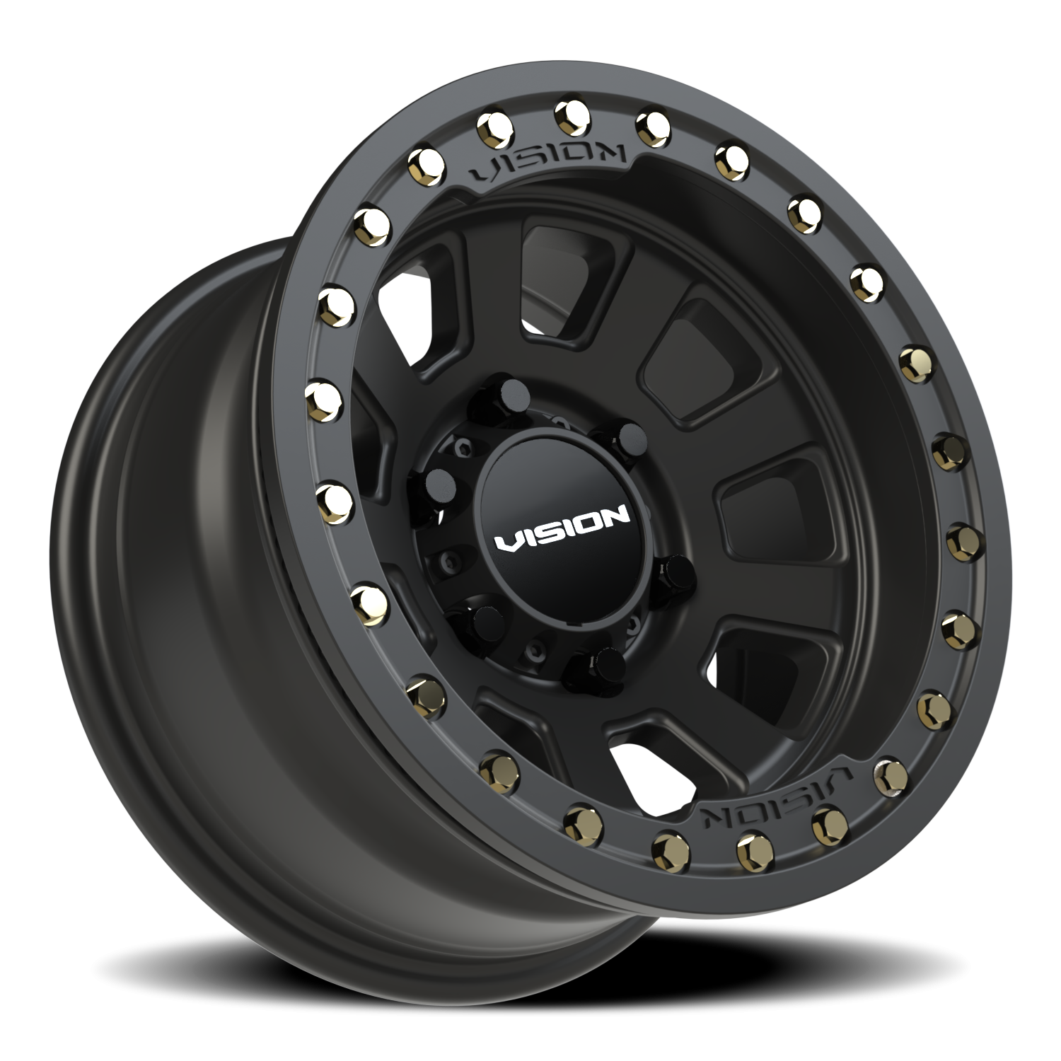 Vision Ojos 15X8 Satin Black Wheel