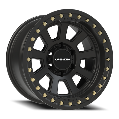 Vision Ojos 17X9 Satin Black Wheel