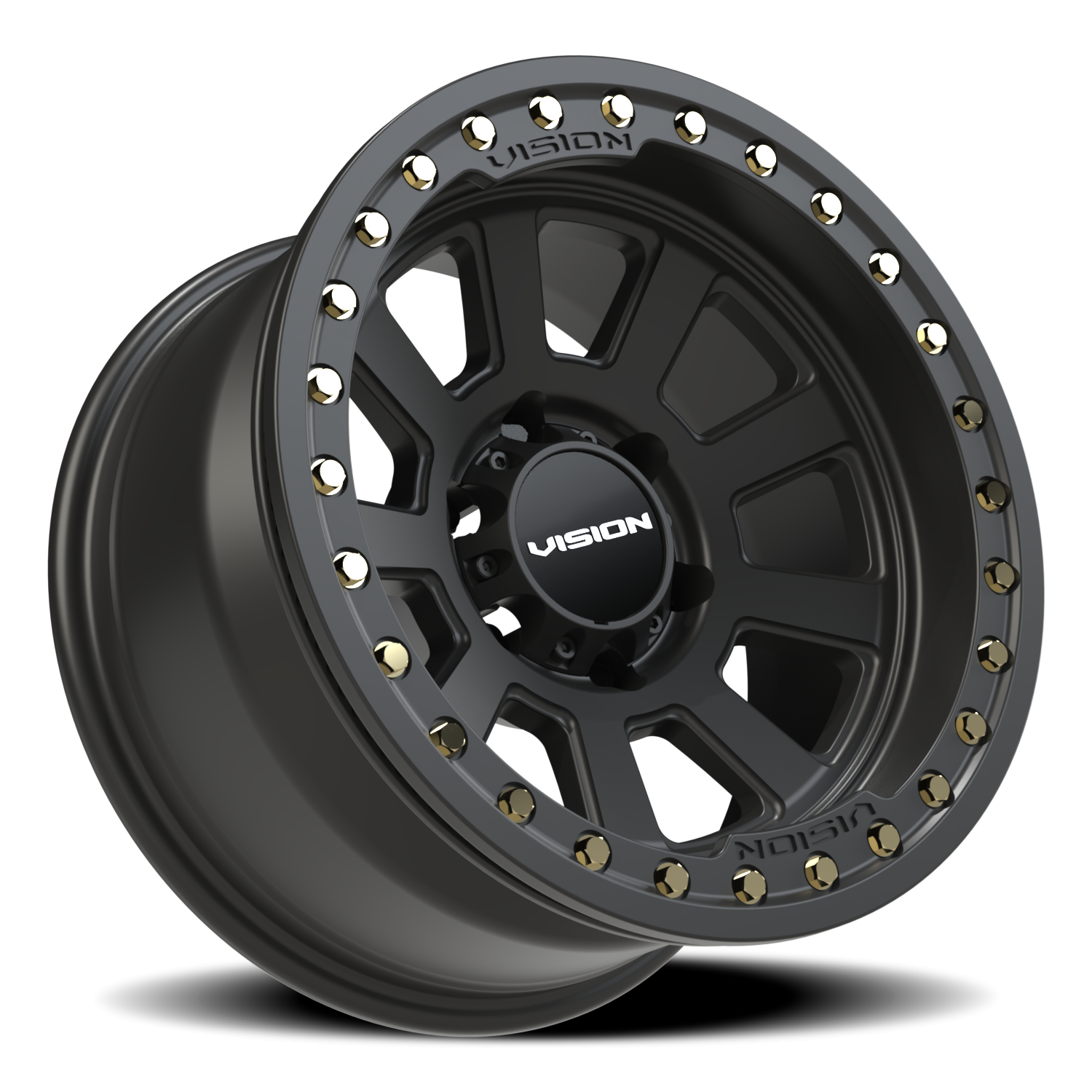 Vision Ojos 17X9 Satin Black Wheel
