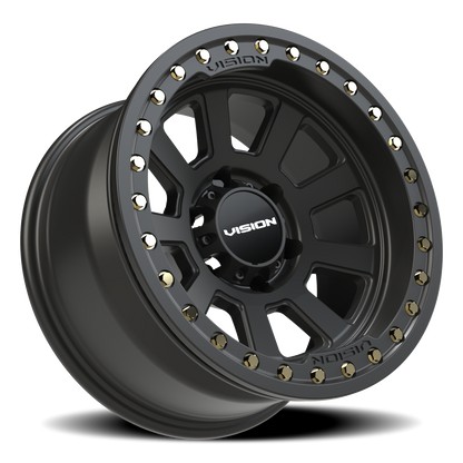 Vision Ojos 17X9 Satin Black Wheel