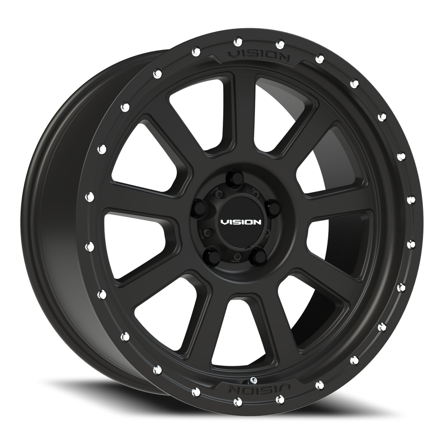 Vision Ojos 20X9 Satin Black Wheel