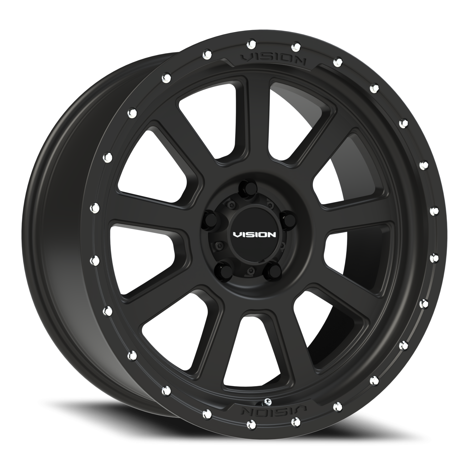 Vision Ojos 20X9 Satin Black Wheel