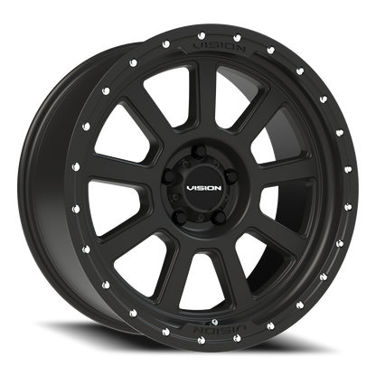 Vision Ojos 20X9 Satin Black Wheel