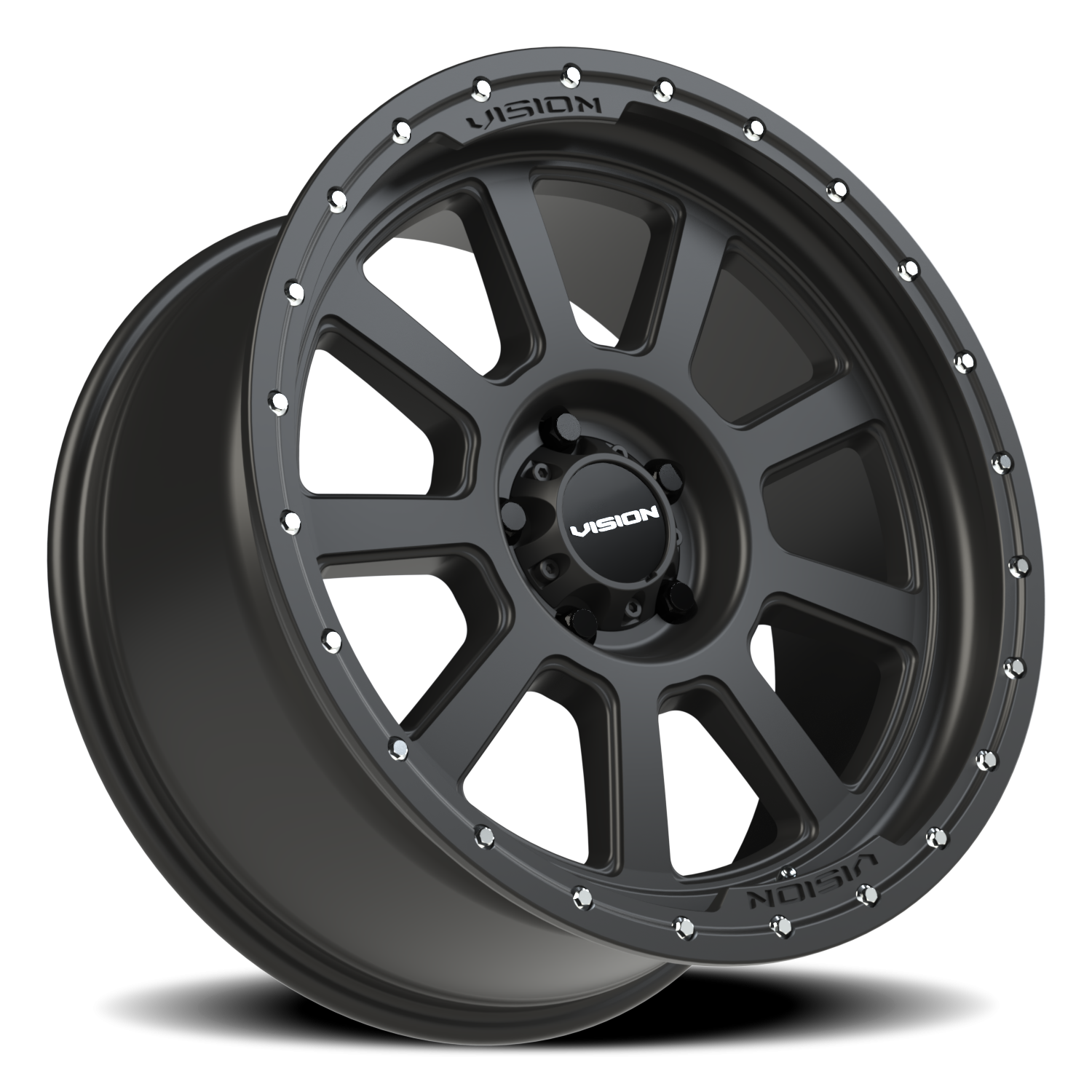 Vision Ojos 20X9 Satin Black Wheel