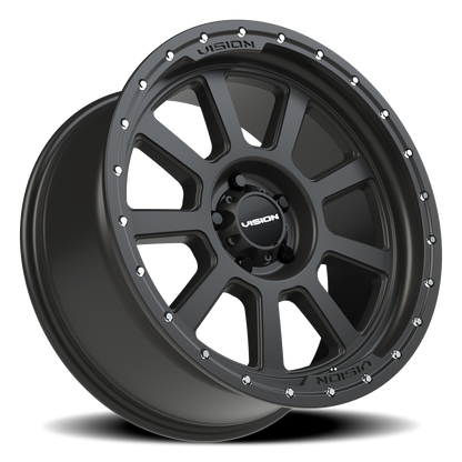 Vision Ojos 20X9 Satin Black Wheel