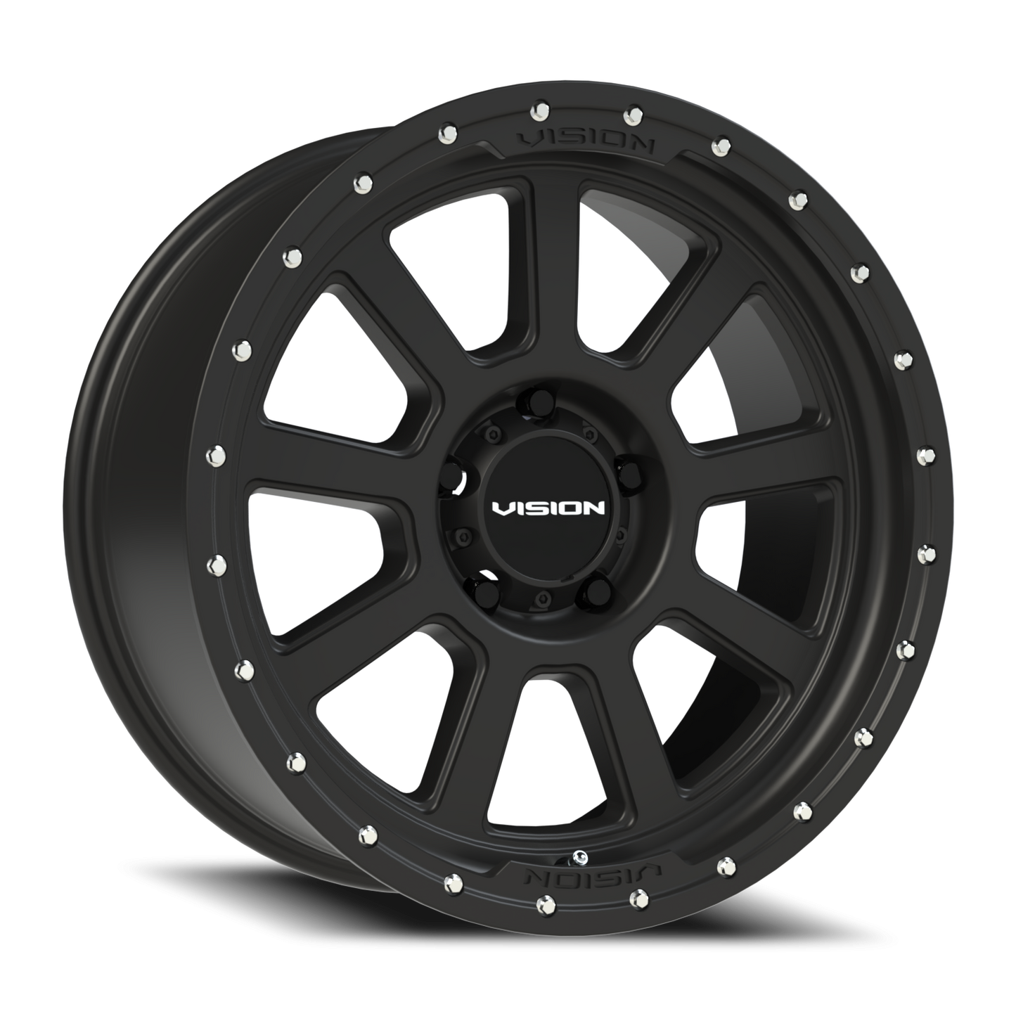 Vision Ojos 20X9 Satin Black Wheel