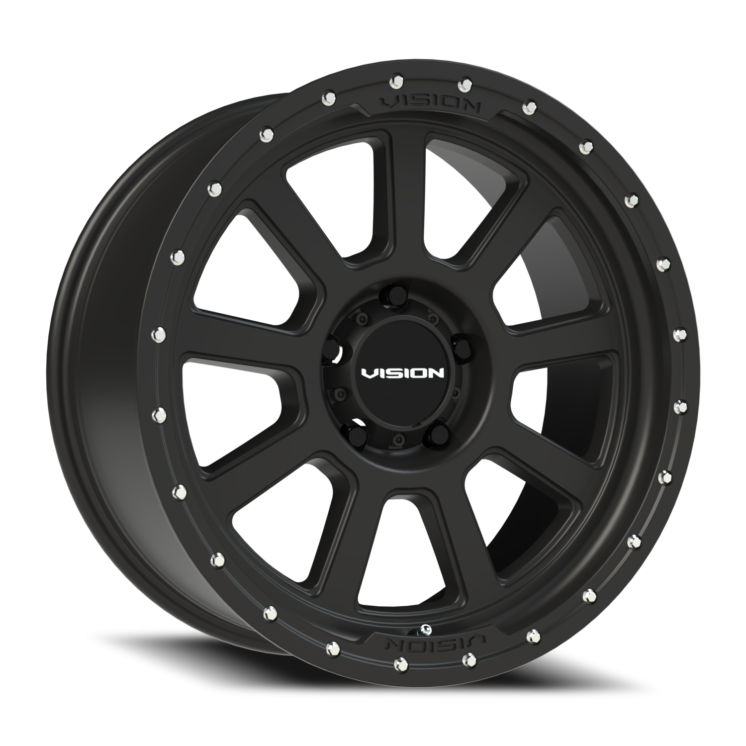 Vision Ojos 20X9 Satin Black Wheel