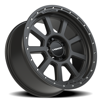 Vision Ojos 20X9 Satin Black Wheel