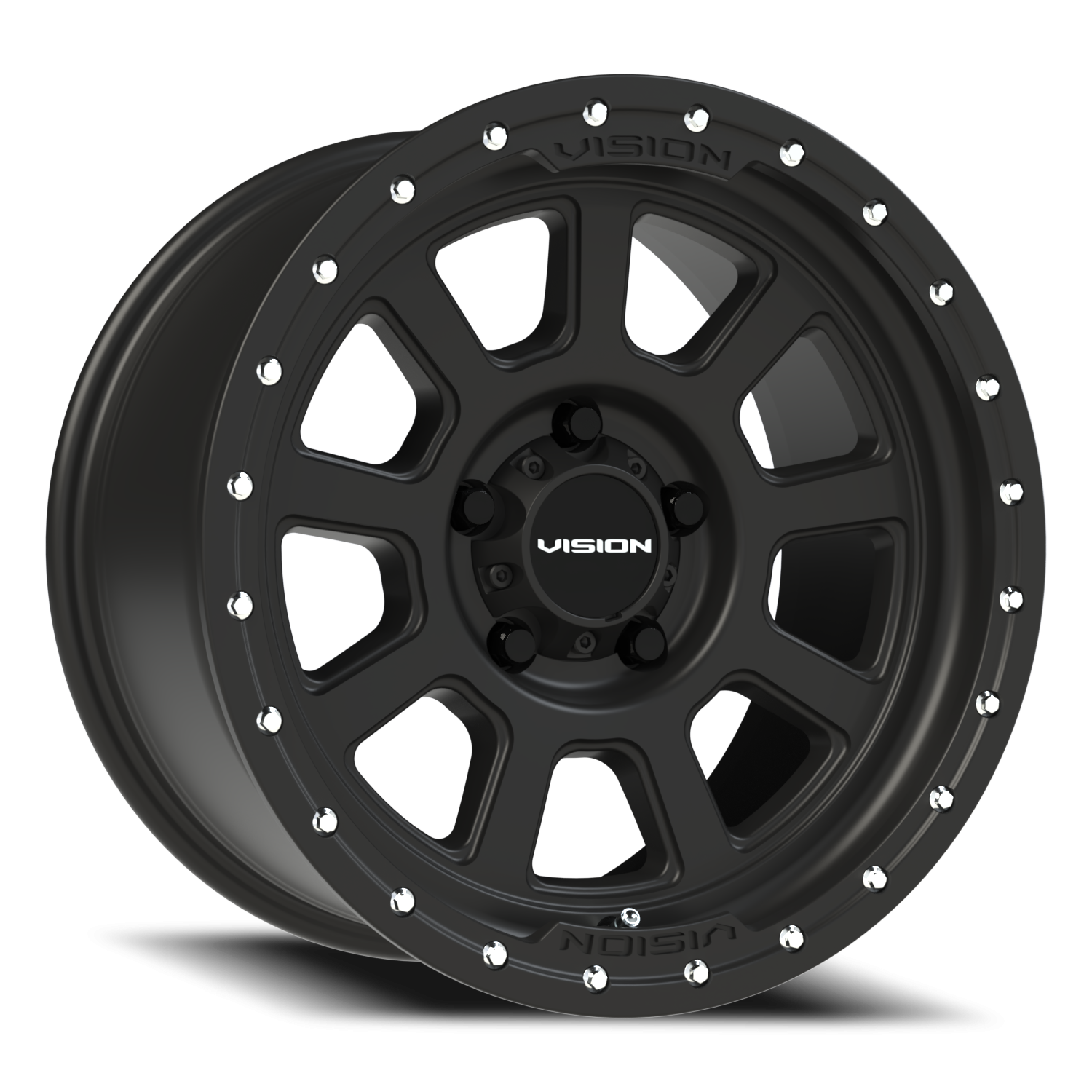 Vision Ojos 17X9 Satin Black Wheel