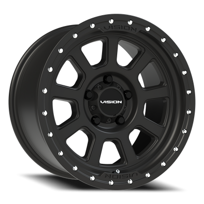 Vision Ojos 17X9 Satin Black Wheel