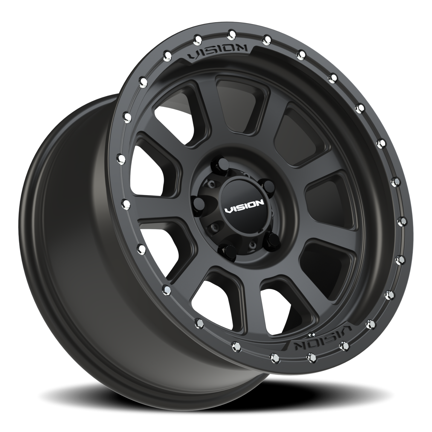 Vision Ojos 17X9 Satin Black Wheel