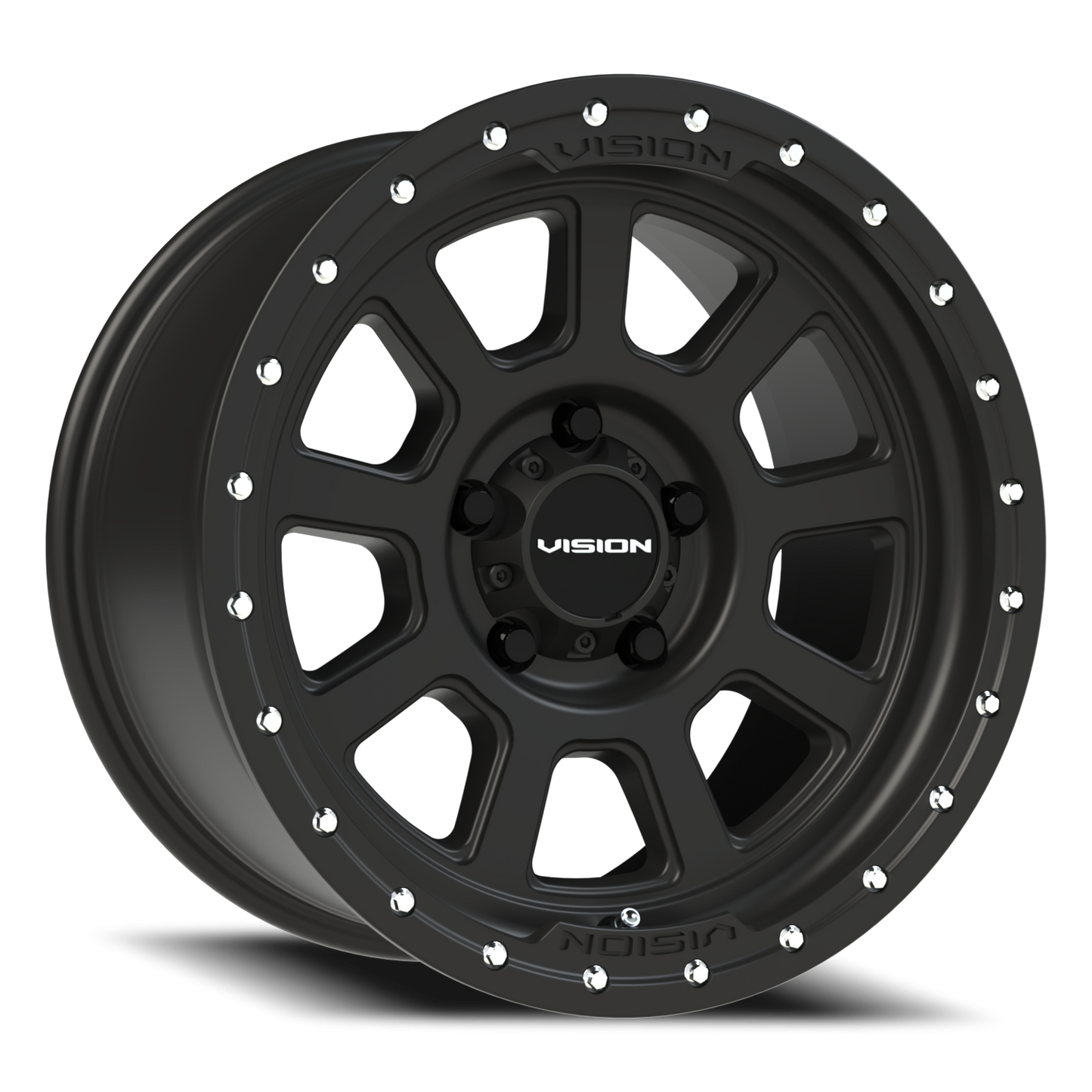 Vision Ojos 17X9 Satin Black Wheel