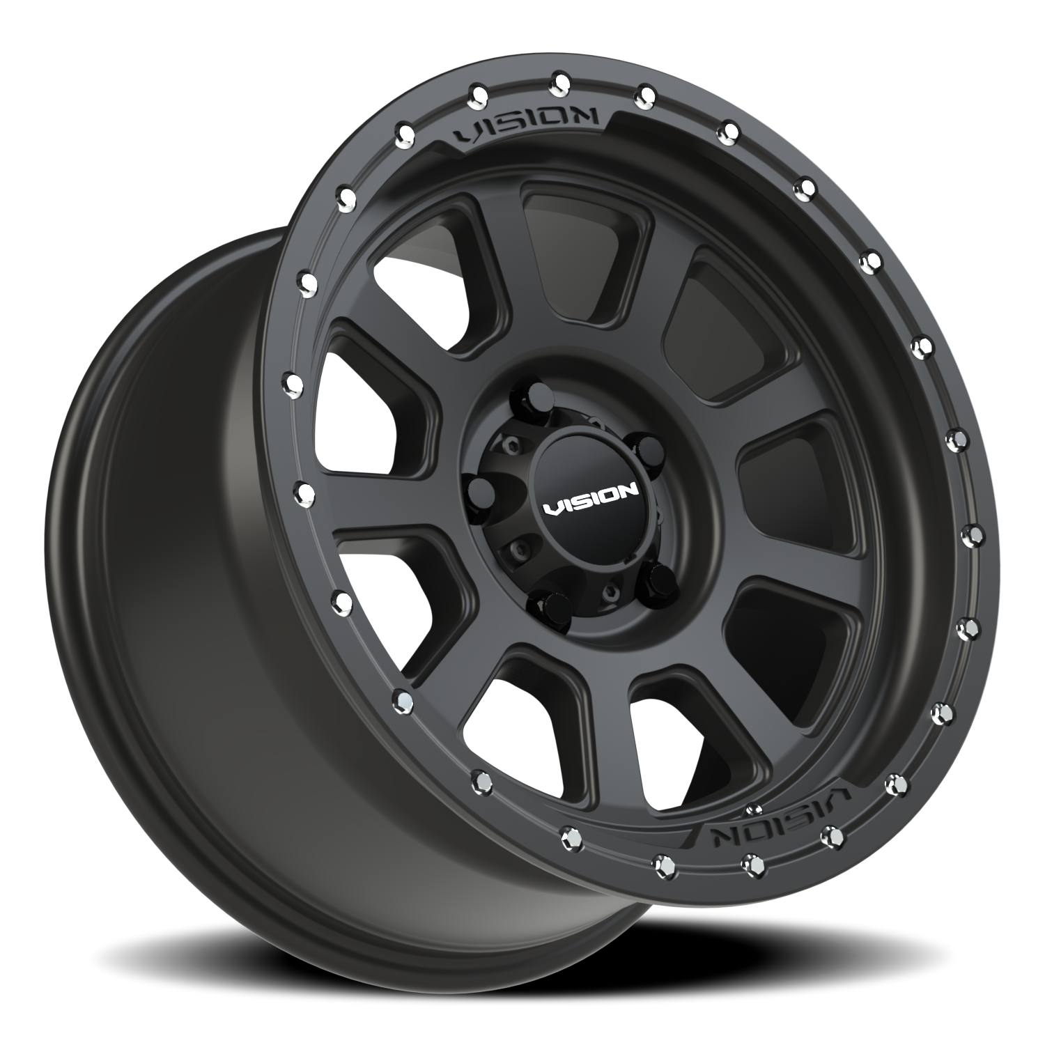 Vision Ojos 17X9 Satin Black Wheel