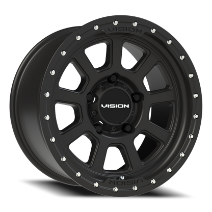 Vision Ojos 17X9 Satin Black Wheel