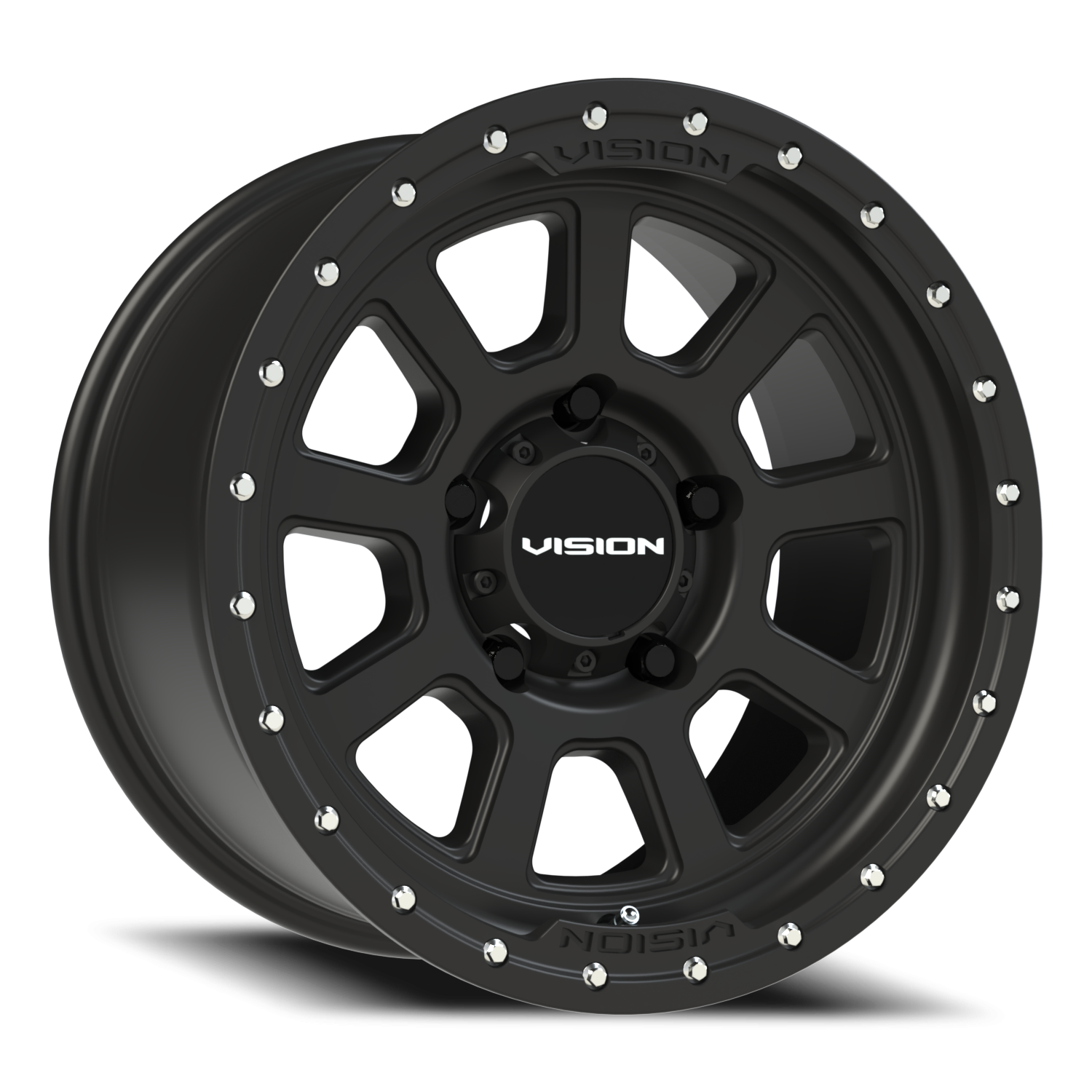 Vision Ojos 17X9 Satin Black Wheel