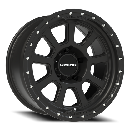 Vision Ojos 18X9 Satin Black Wheel