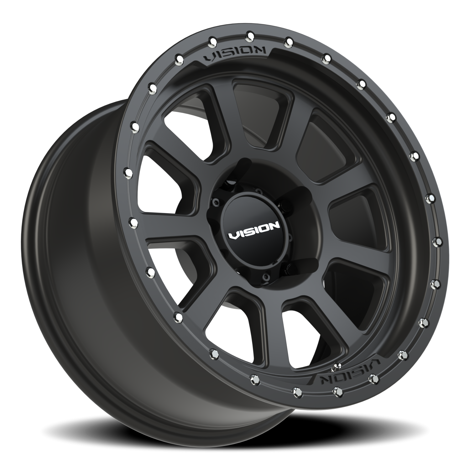 Vision Ojos 18X9 Satin Black Wheel