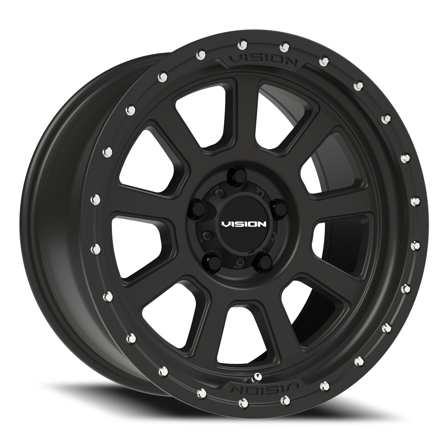 Vision Ojos 18X9 Satin Black Wheel