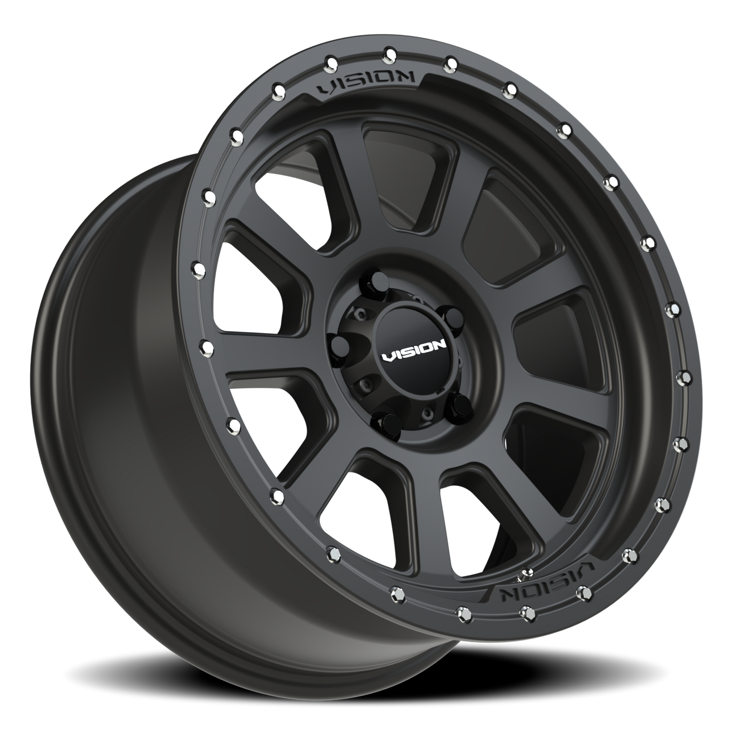 Vision Ojos 18X9 Satin Black Wheel