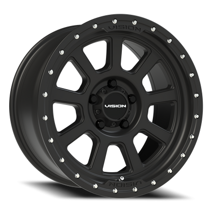 Vision Ojos 18X9 Satin Black Wheel