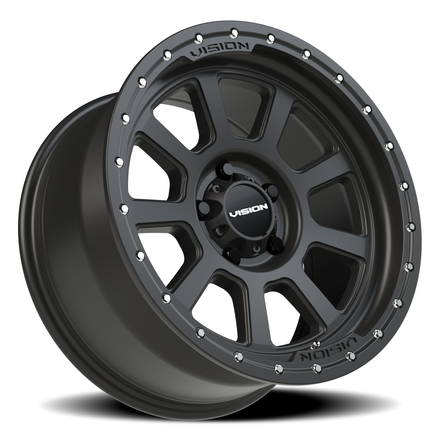 Vision Ojos 18X9 Satin Black Wheel