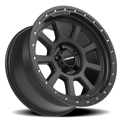 Vision Ojos 18X9 Satin Black Wheel