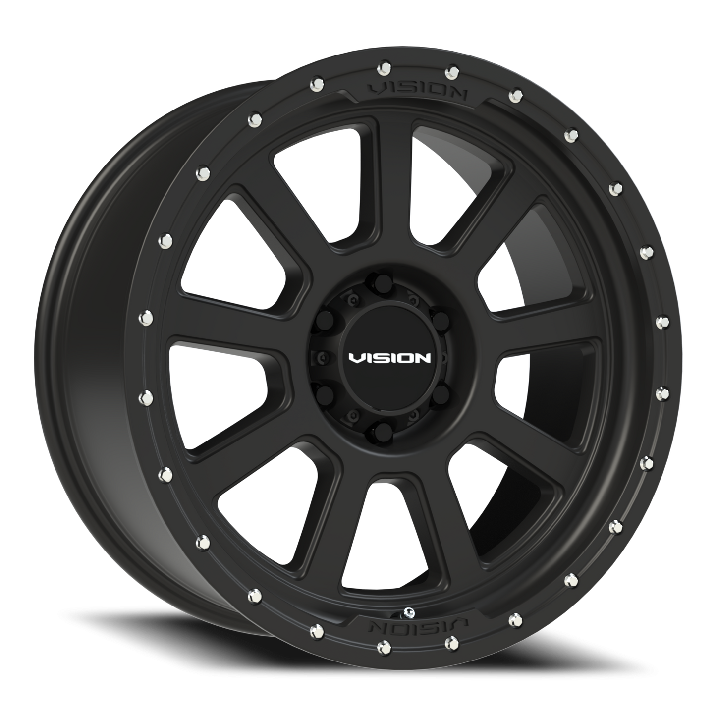 Vision Ojos 20X9 Satin Black Wheel