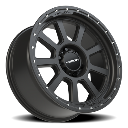 Vision Ojos 20X9 Satin Black Wheel