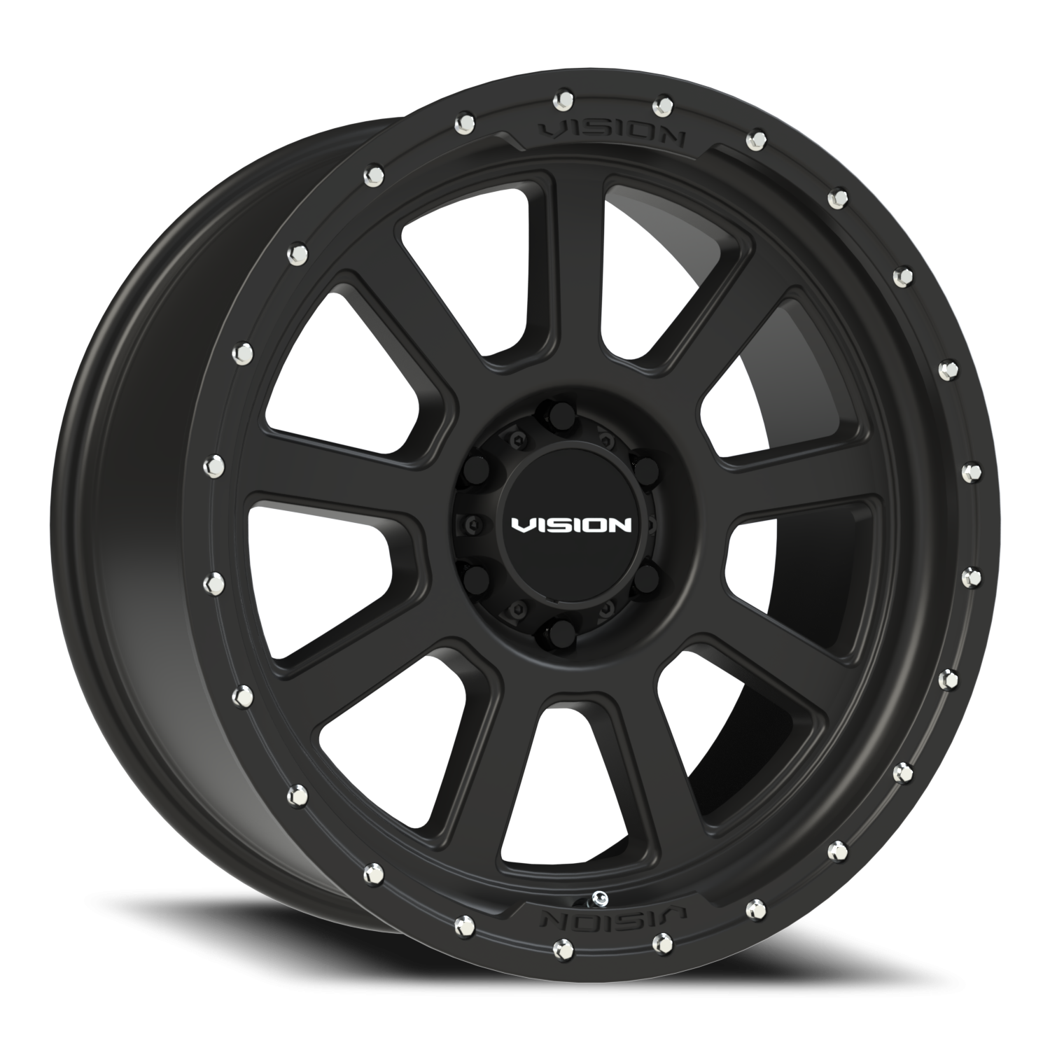 Vision Ojos 20X9 Satin Black Wheel
