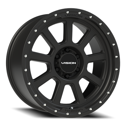 Vision Ojos 20X9 Satin Black Wheel