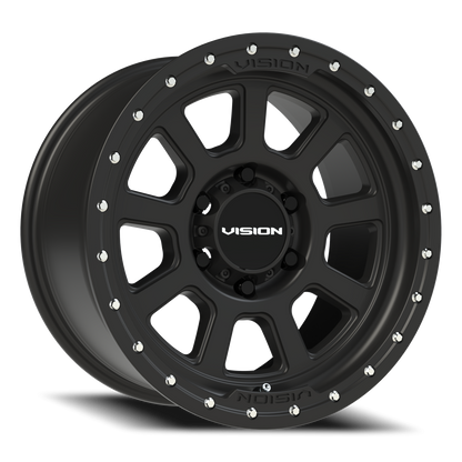 Vision Ojos 17X9 Satin Black Wheel