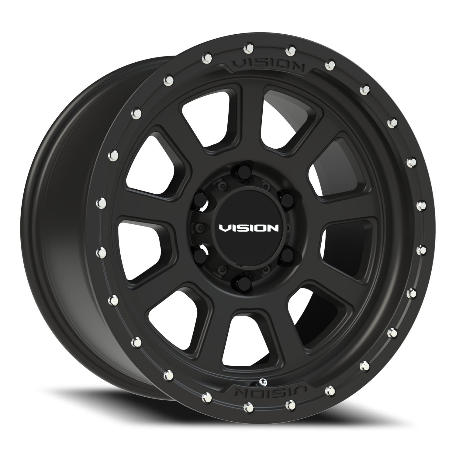 Vision Ojos 17X9 Satin Black Wheel