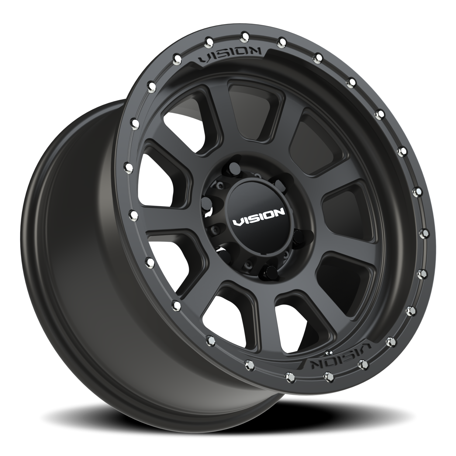 Vision Ojos 17X9 Satin Black Wheel