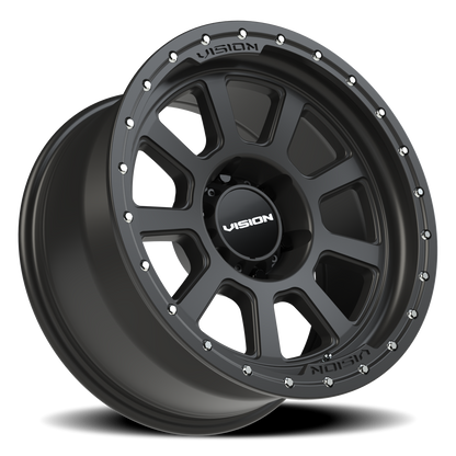 Vision Ojos 18X9 Satin Black Wheel