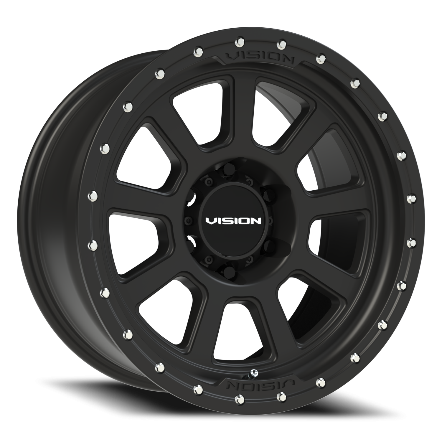 Vision Ojos 18X9 Satin Black Wheel