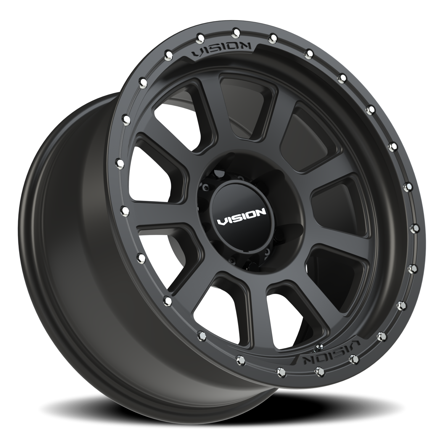 Vision Ojos 18X9 Satin Black Wheel