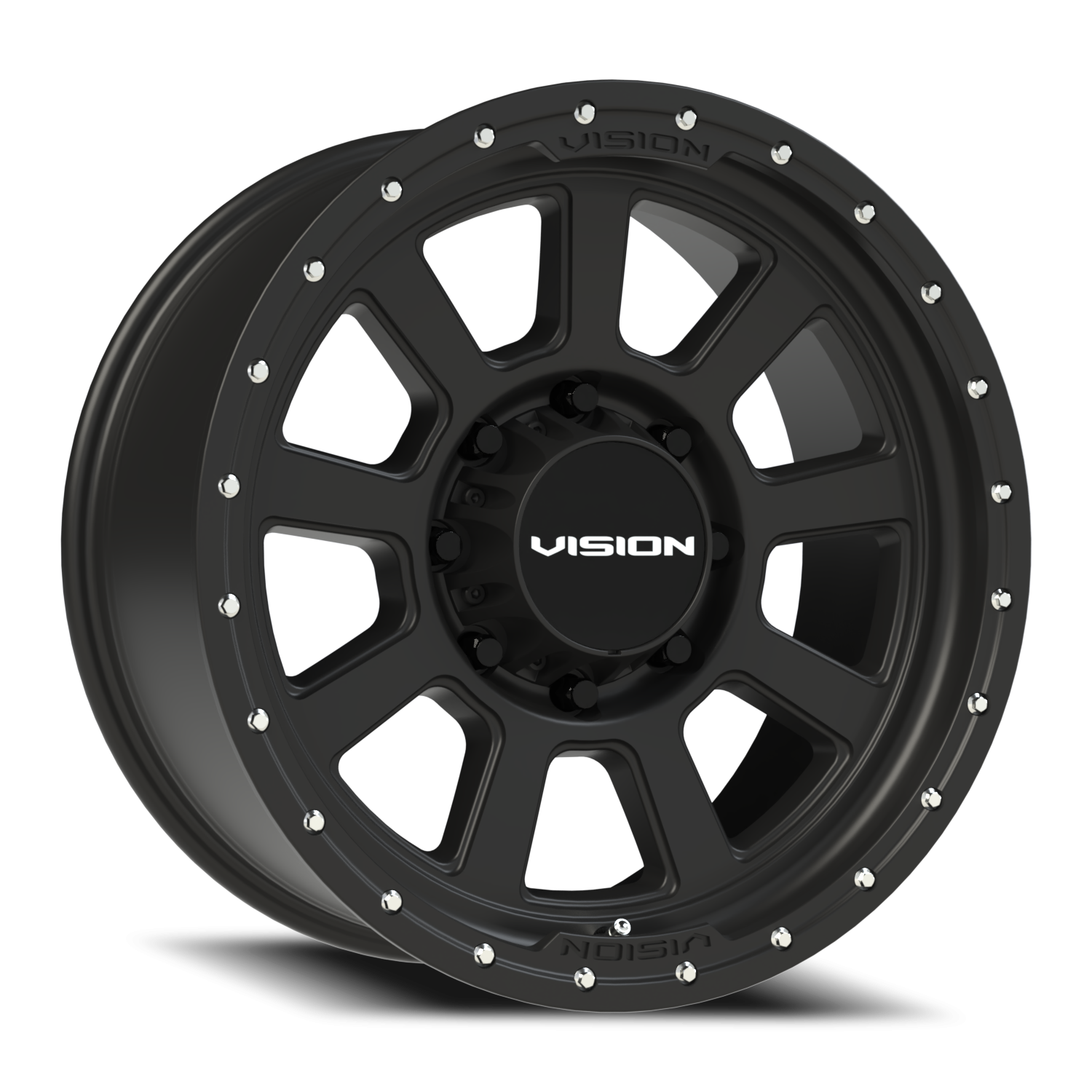 Vision Ojos 20X9 Satin Black Wheel