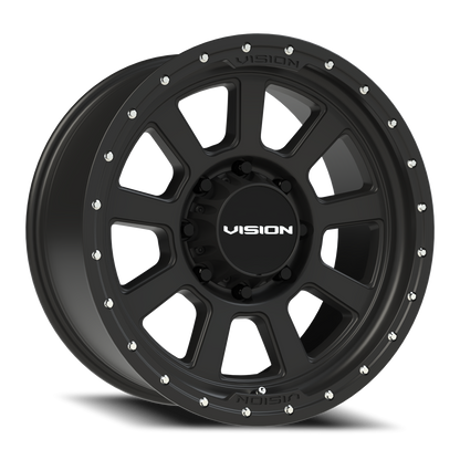 Vision Ojos 20X9 Satin Black Wheel