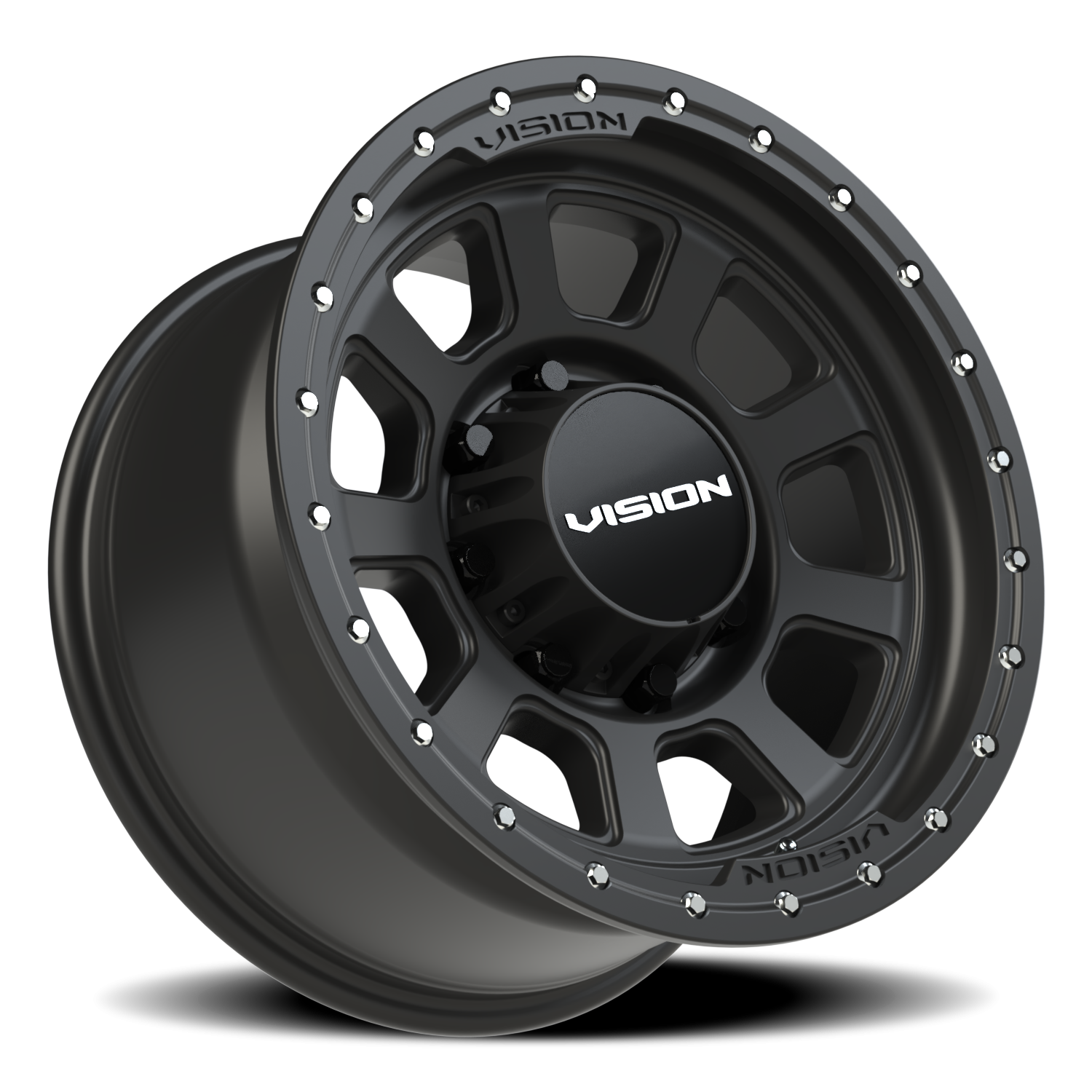 Vision Ojos 17X9 Satin Black Wheel