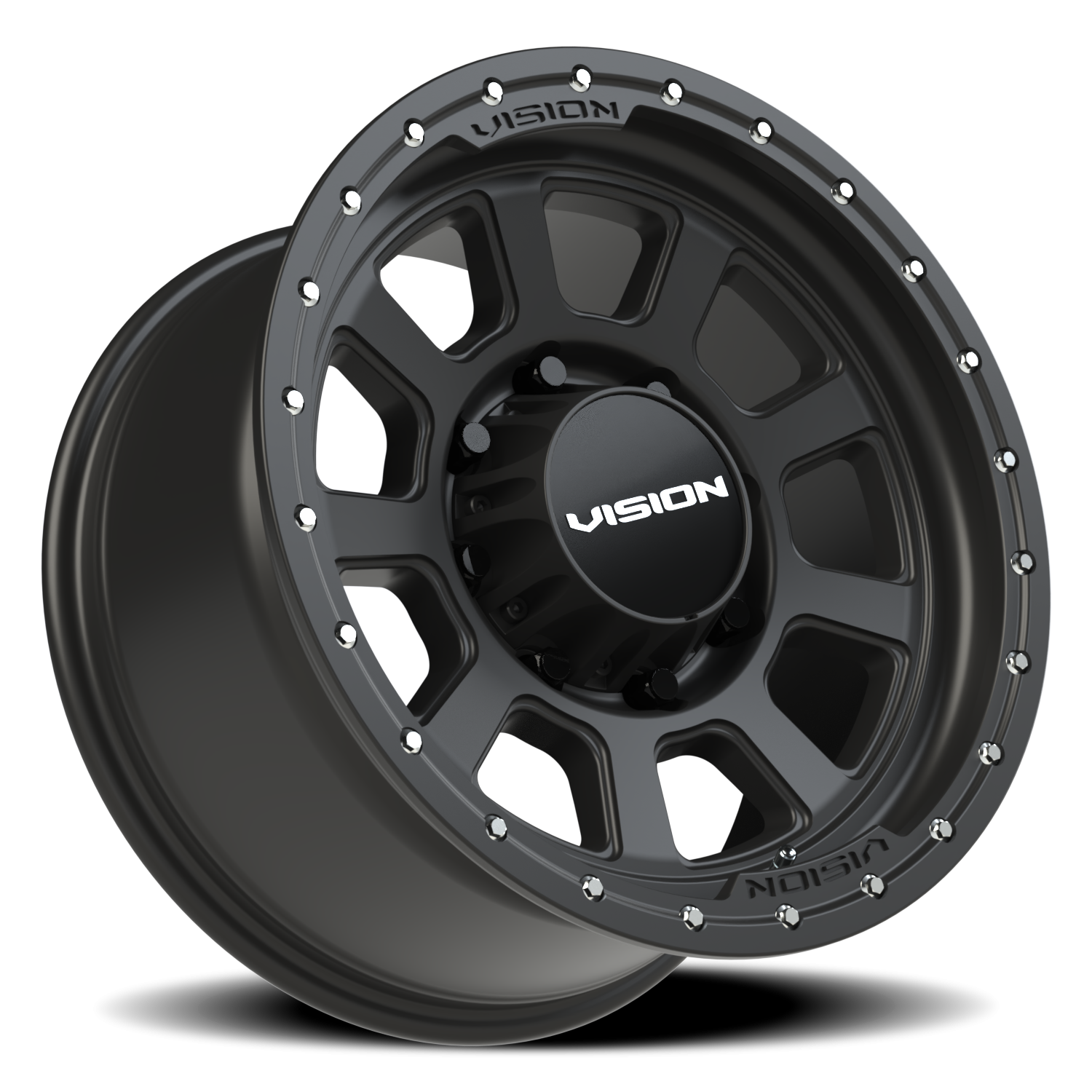 Vision Ojos 18X9 Satin Black Wheel