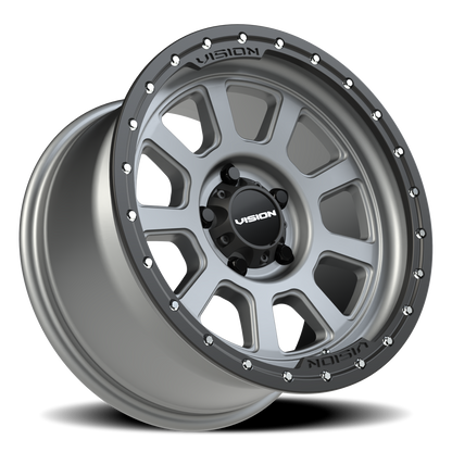 Vision Ojos 17X9 Satin Grey Wheel
