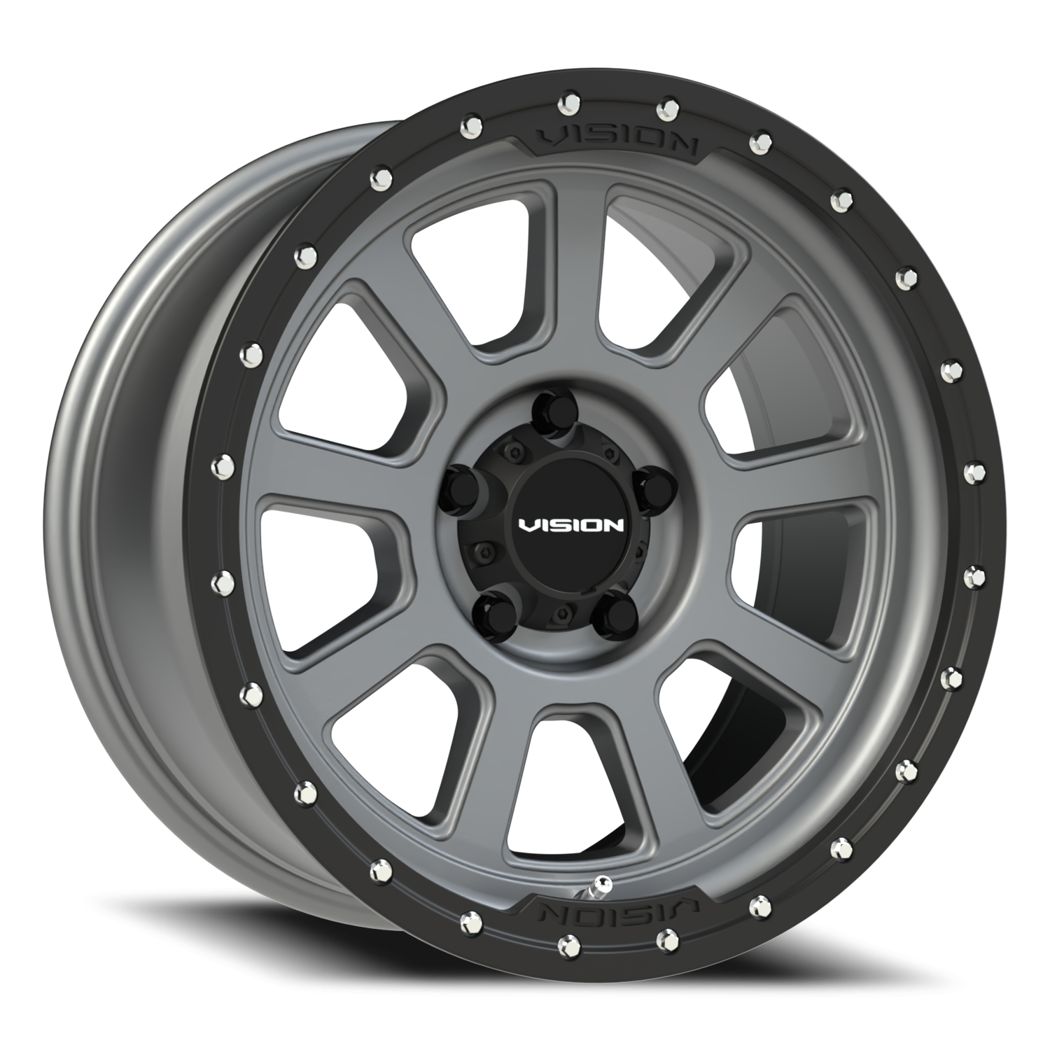 Vision Ojos 18X9 Satin Grey Wheel