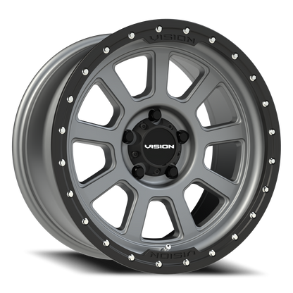 Vision Ojos 18X9 Satin Grey Wheel