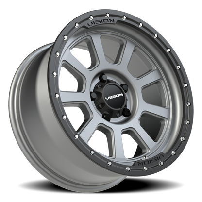 Vision Ojos 18X9 Satin Grey Wheel